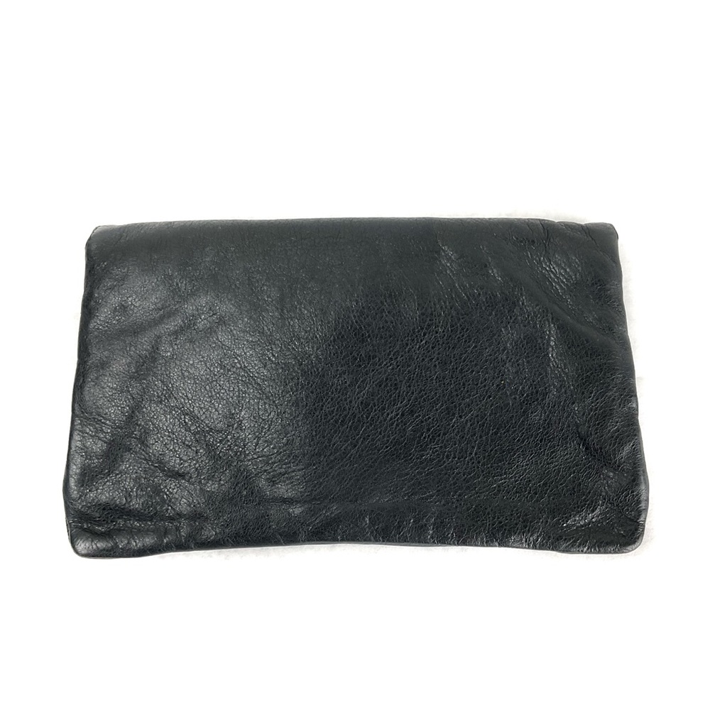 Balenciaga Black Classic Envelope Leather Clutch Bag - Picture 3 of 12